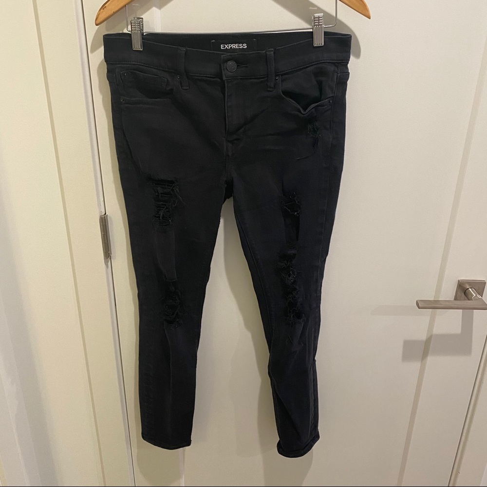 Express Stretch Mid Rise Legging - Picture 2 of 5